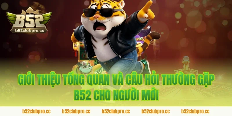 Giới thiệu tổng quan và câu hỏi thường gặp B52 cho người mới
