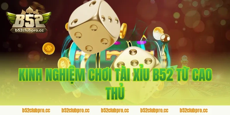 Kinh Nghiệm Chơi Tài Xỉu B52 Từ Cao Thủ