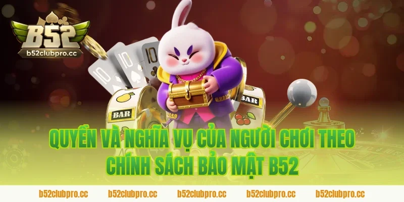 Quyền và nghĩa vụ của người chơi theo chính sách bảo mật b52